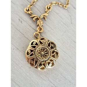 Vintage 1928 Mini Locket Necklace